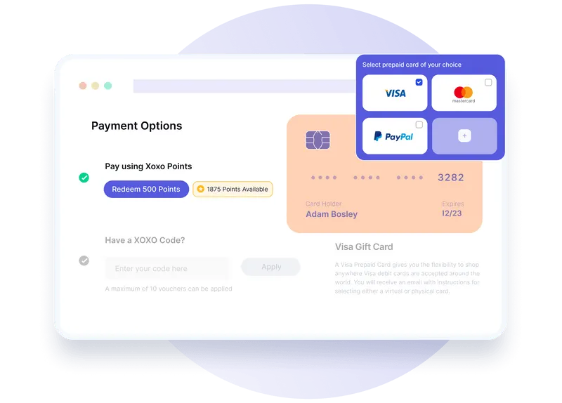 Virtual prepaid cards