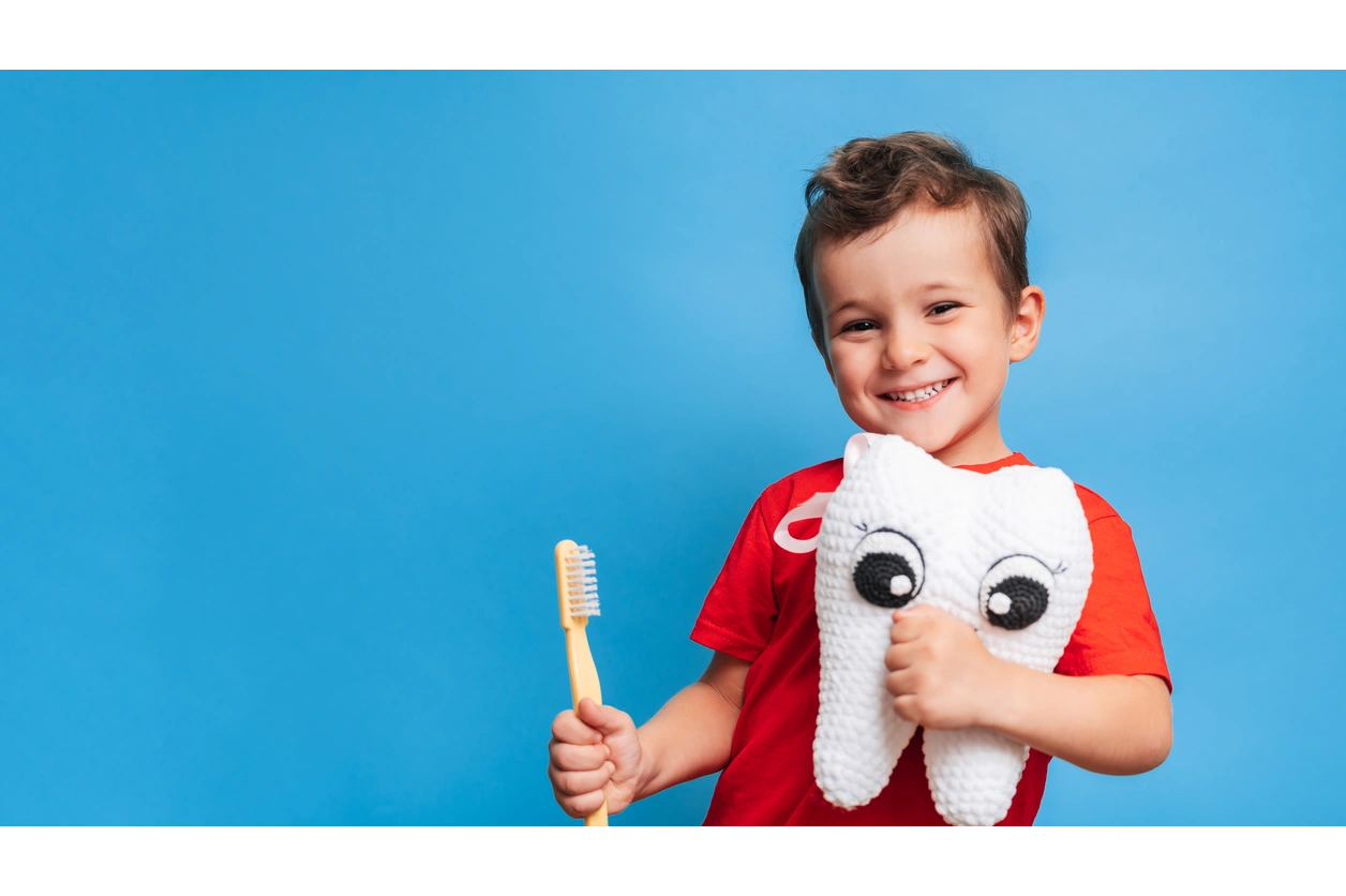 Brushing together helps kids build strong, healthy habits from an early age.