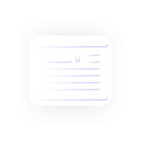 Pictogram van een pagina met lijnen tekst en een inspringing aan de linkerkant.