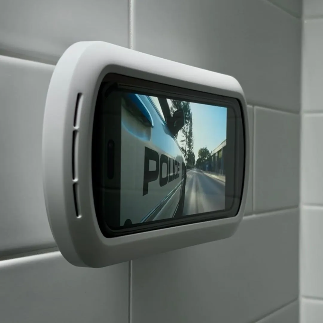 Adjustable Waterproof Shower Phone Holder