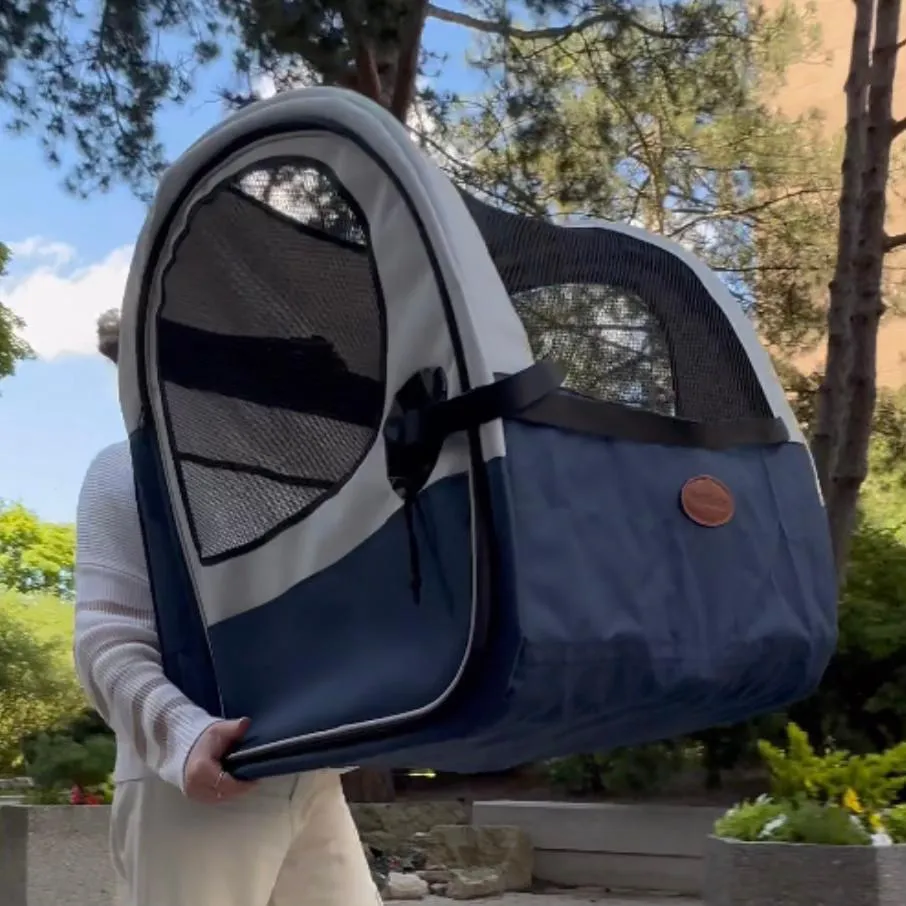 Portable Dog Crate for Car (Inner Metal Frame)