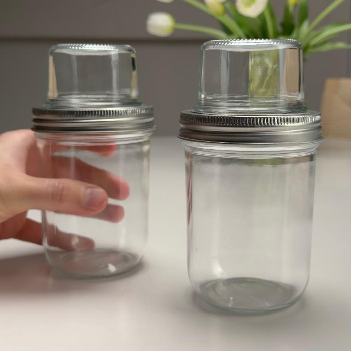 Glass Yogurt Parfait Cups Mason Jar