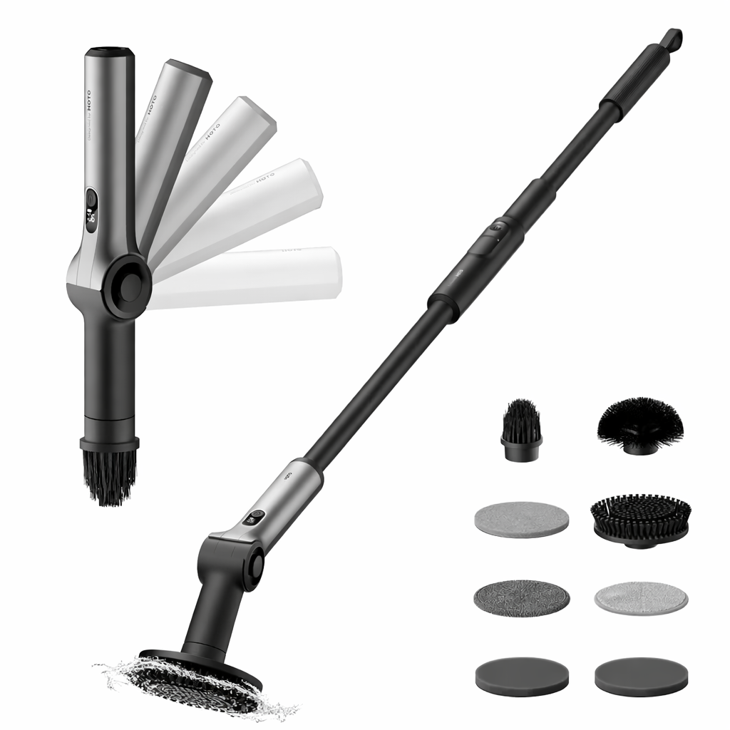 Multi Purpose Adjustable Spin Scrubber