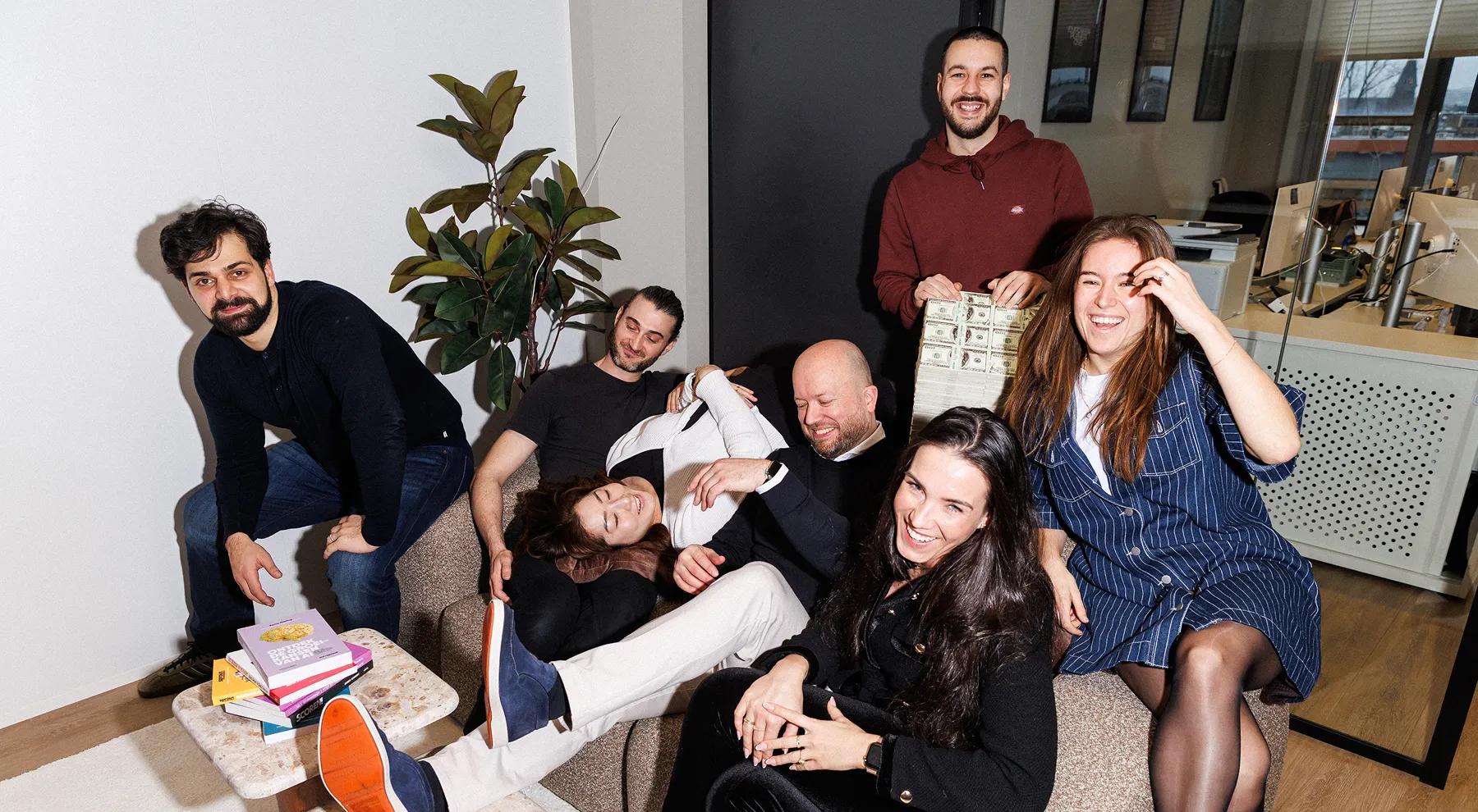 Megan Lee, Darko Markovic, Jelmer Peerbolte, Julia Bramer, Sharon Klaver, Michael van Lier and Giorgio Orsucci, Builders Studio core team