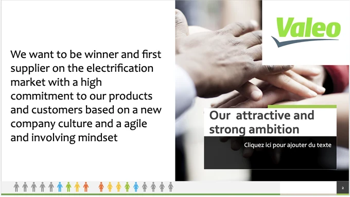 Valeo : Our attractive and strong ambition