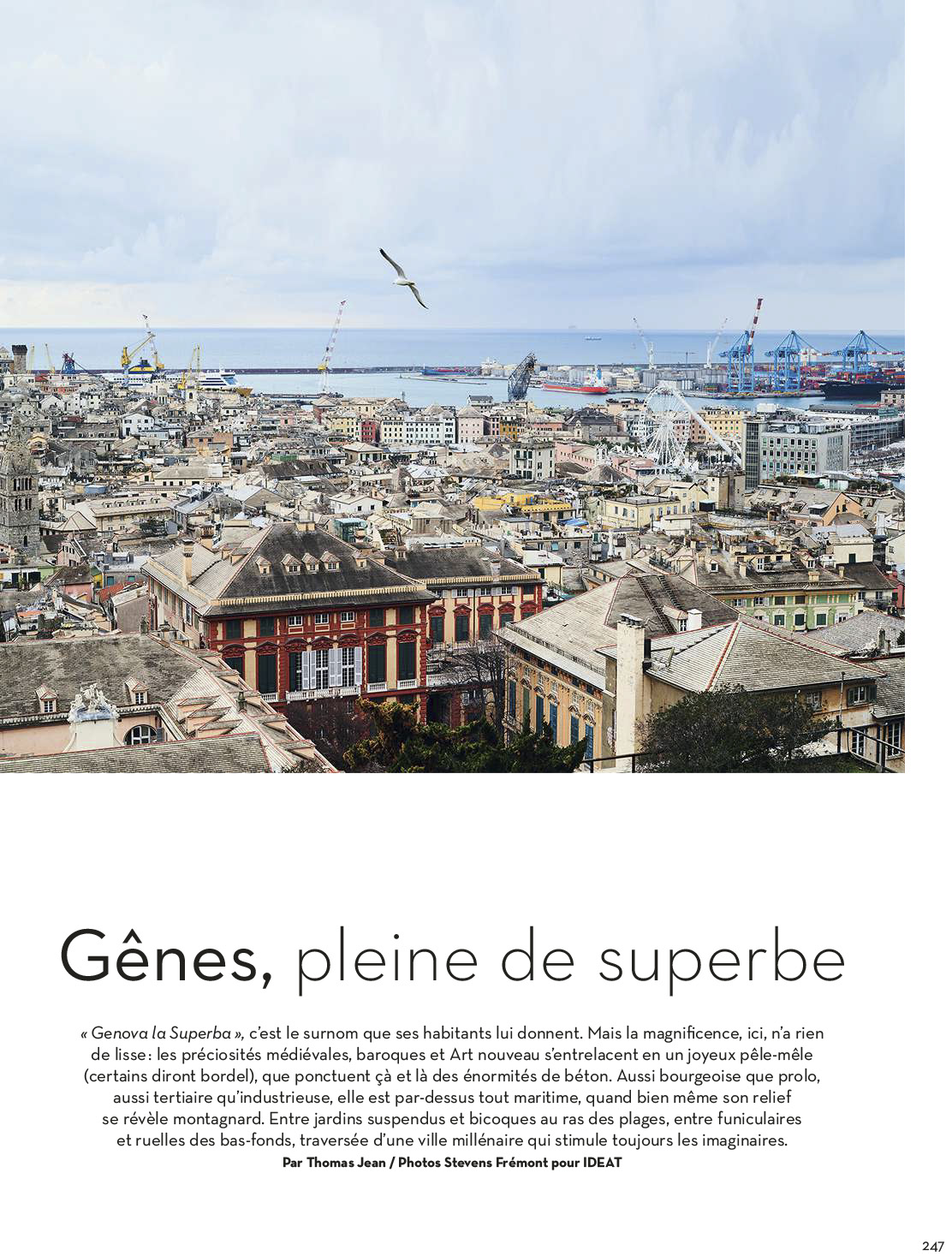 photos voyage professionnelle à Gènes