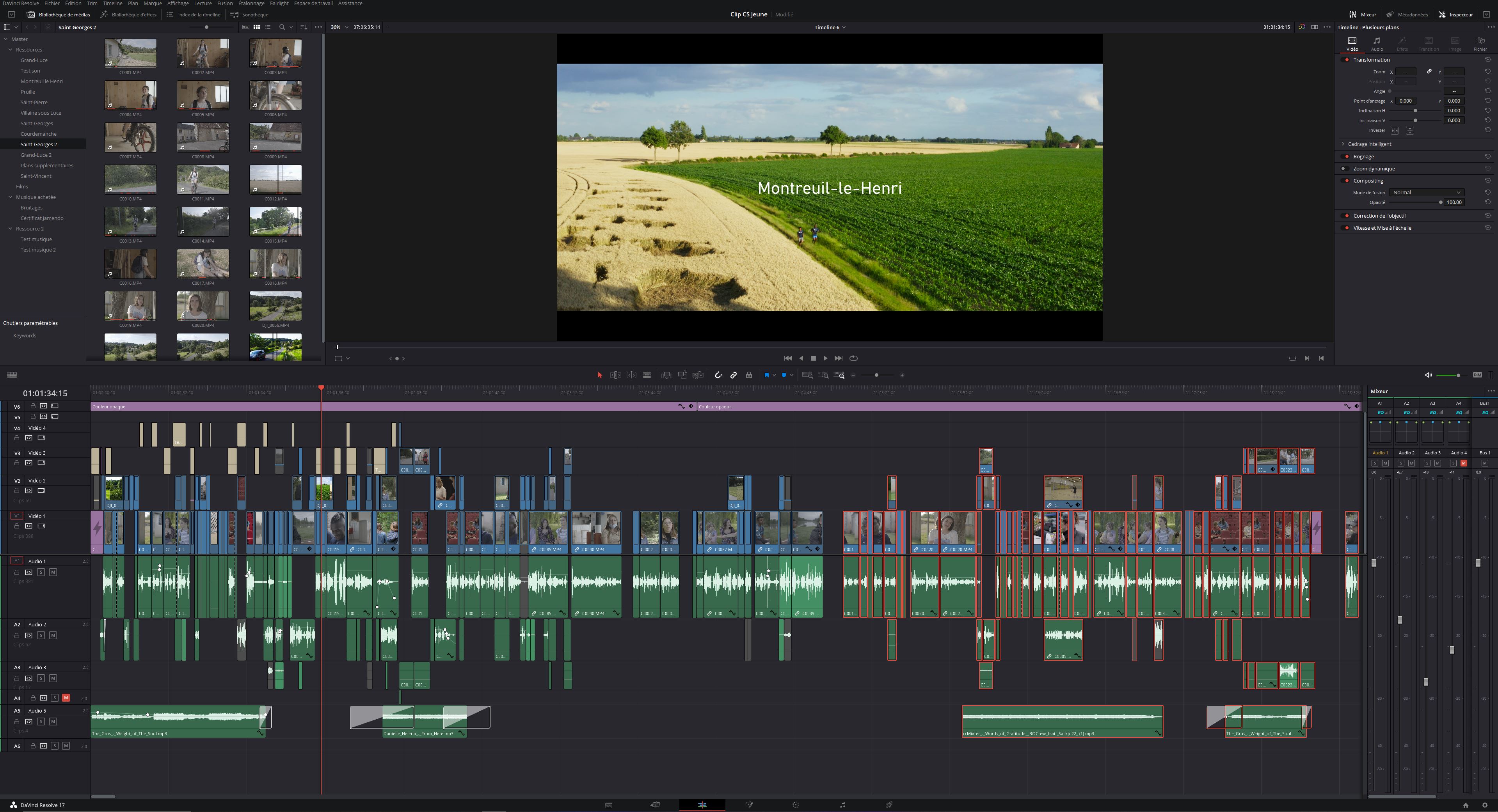 Réalisation de court métrage par Stevens Frémont