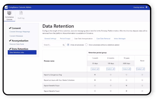 tablet data retention project graphics
