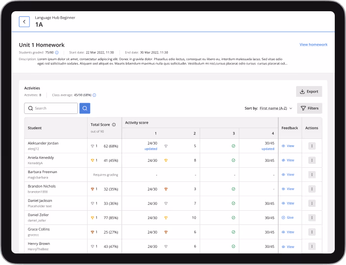 macmillan case study project tablet screenshot