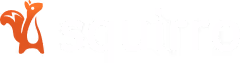 Squirro company logo with a stylized orange squirrel icon and white text.