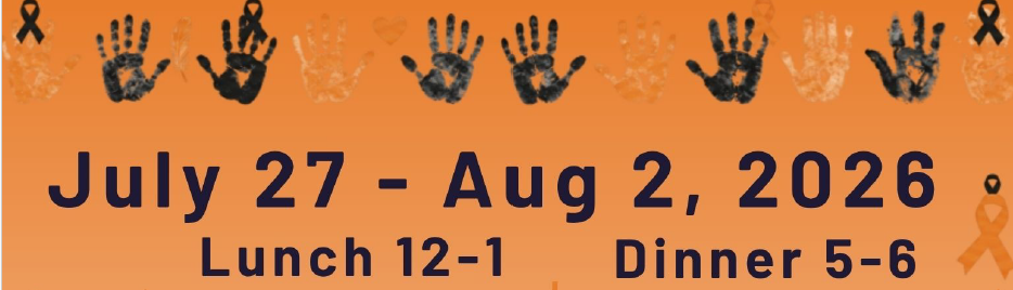 Weekly Menu July 27 - Aug 2, 2025