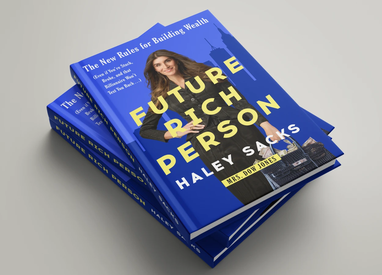 Stack of Future Rich Person Hardcover Books