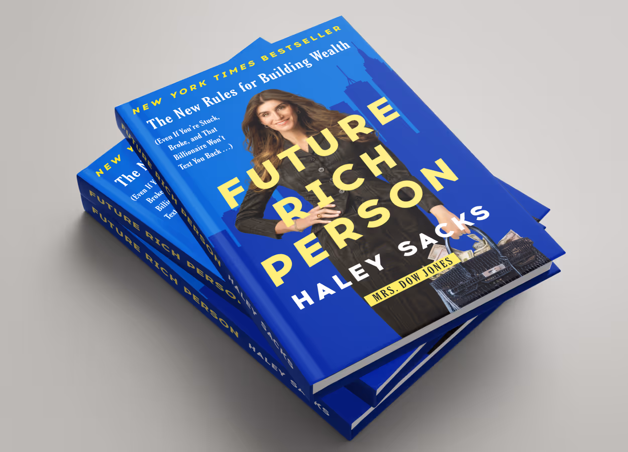 Stack of Future Rich Person Hardcover Books