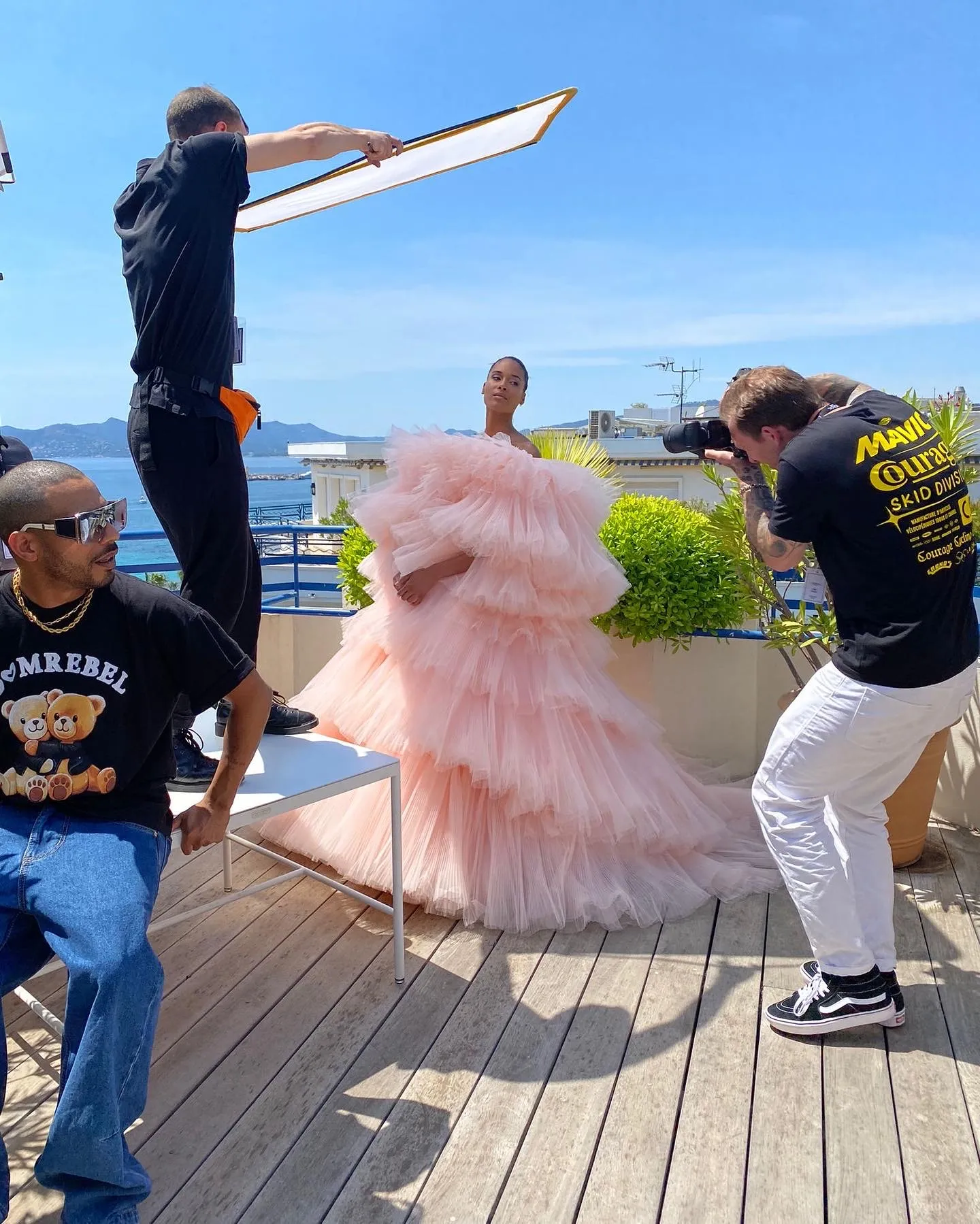 Mickael Carpin et Cindy Bruna