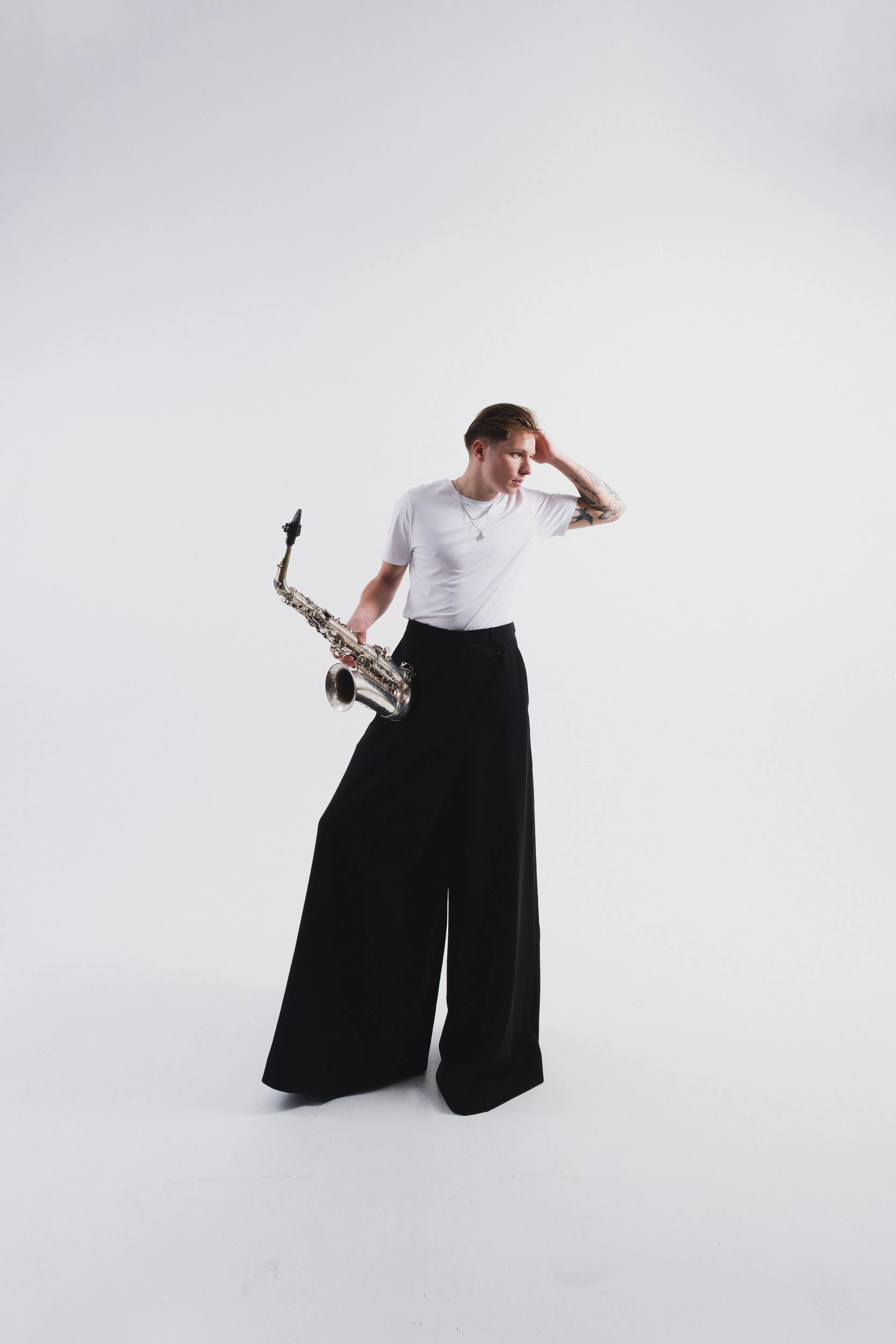 Ferdi et son saxophone ©Clotilde Billiette