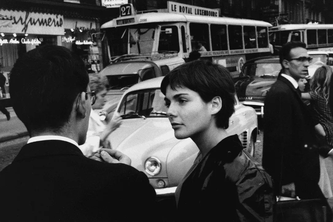 photographie en noir et blanc de Janine Niépce d'un étudiante en 1964