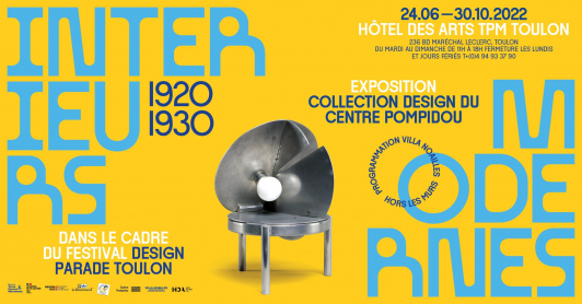 affiche exposition iterieurs modernes Toulon