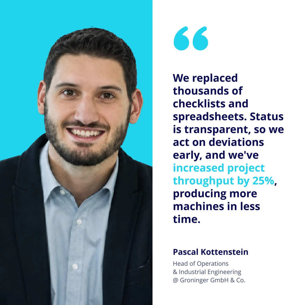 Pascal Kottenstein, Head of Operations & Industrial Engineering @ Groninger