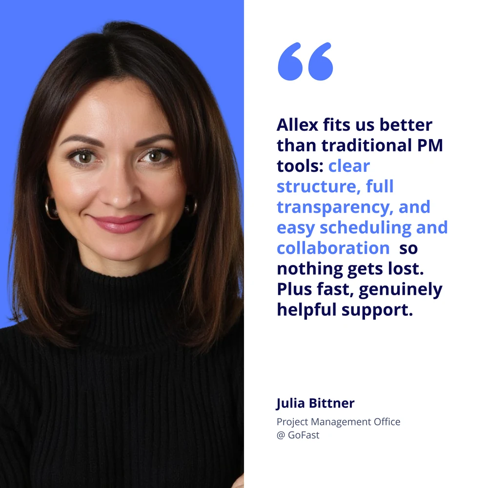 Julia Bittner, Project Management Office @ GoFast