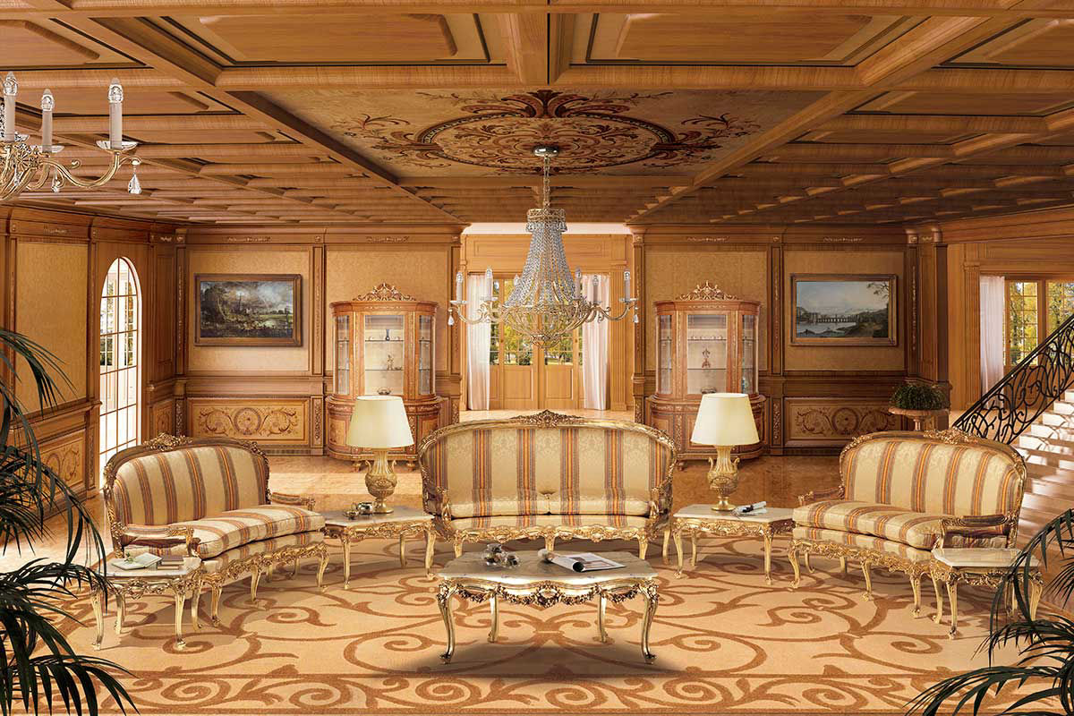 Sofa phòng khách cổ điển – kiến tạo không gian đẳng cấp