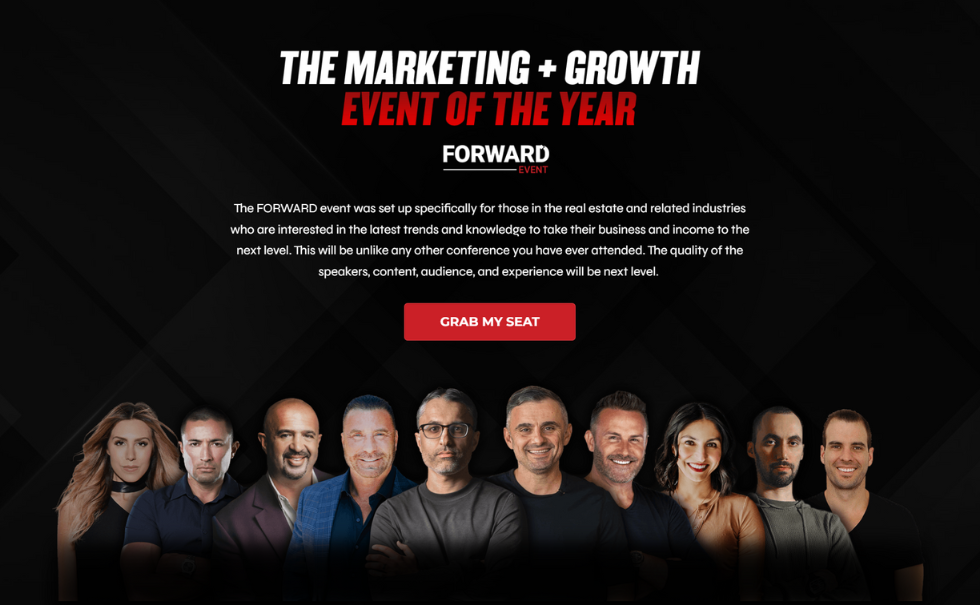 FORWARD Event - The Marketing + Growth Event of the Year