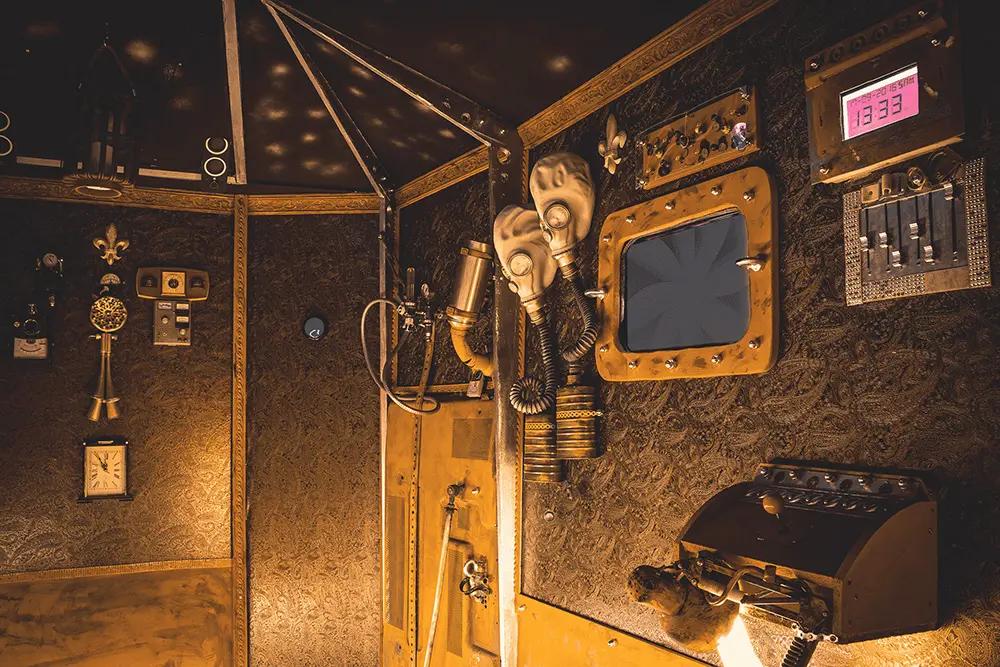 Blick ins Escape Room, Thema Tödlicher Virus