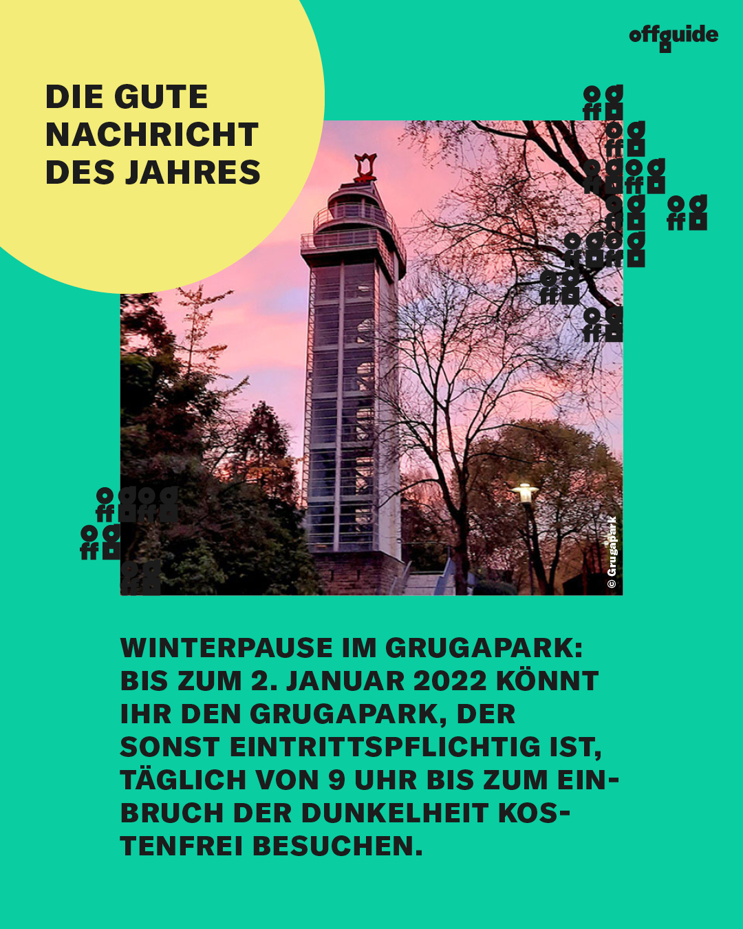 Freier Eintritt in den Grugapark