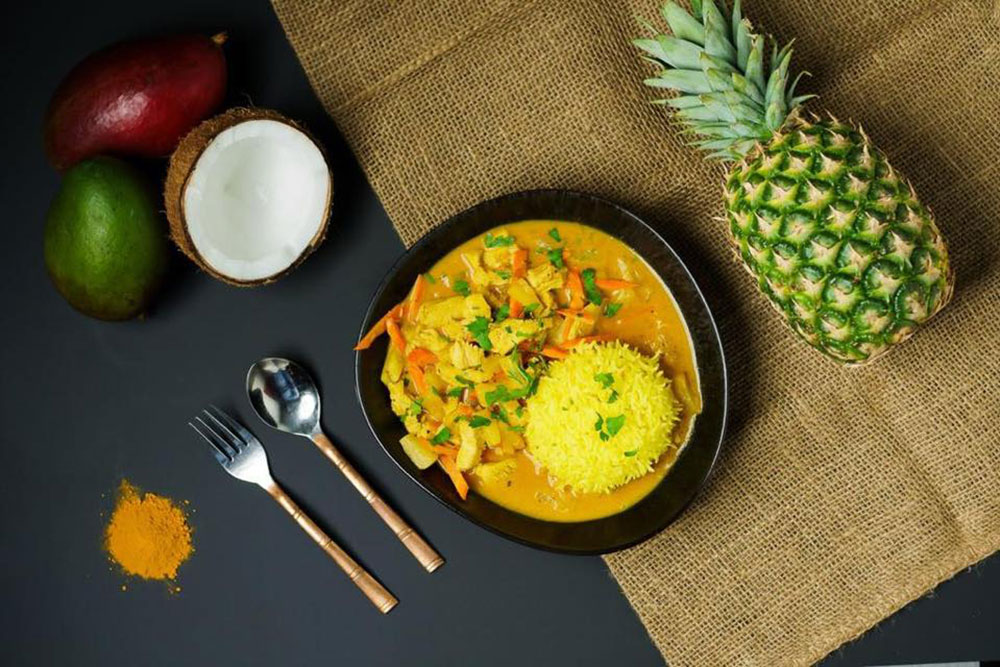 Leckeres Curry von Curry Masala Pop-up bei Hitzefrei Eiskreationen Essen