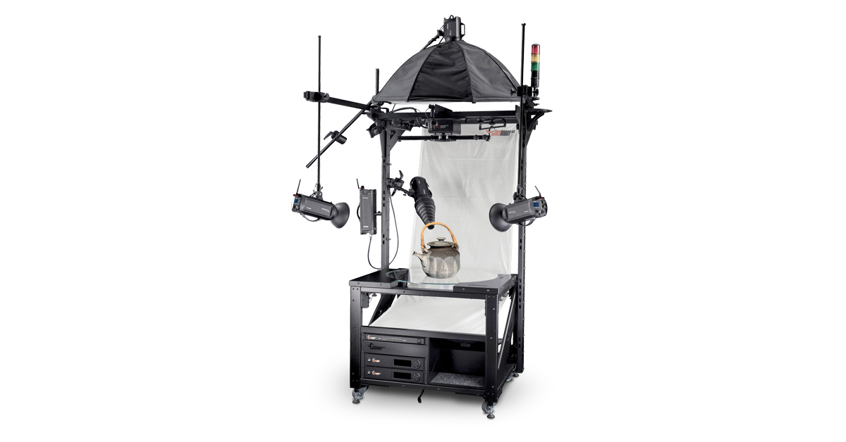 Photography workstation photogrammetry modeling