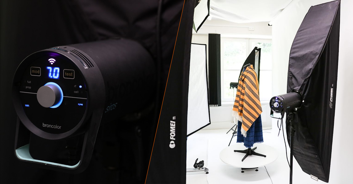 Lighting textile material for 360 object photography