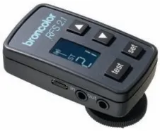 PhotoRobot recomana el tranceiver Broncolor RFS 2.1 (2,4 GHz).