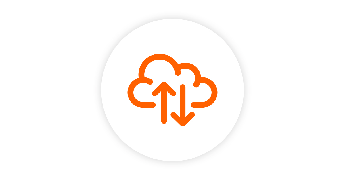Graphique du traitement cloud.