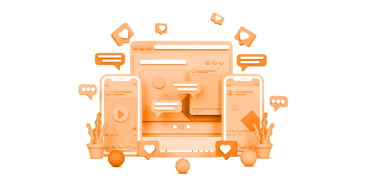 Grafik der Social-Media-Plattformen.