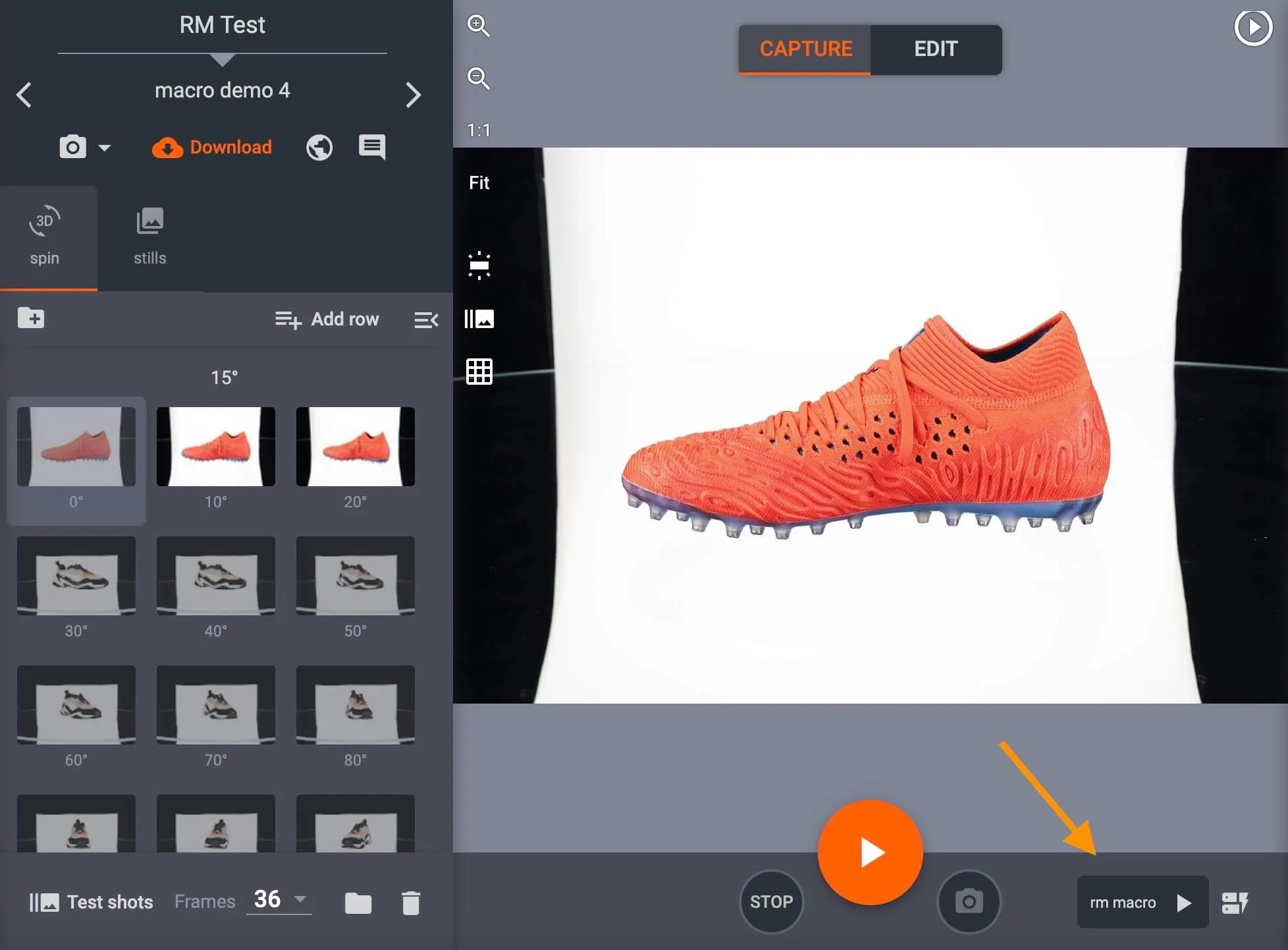 Executar macro de software anterior