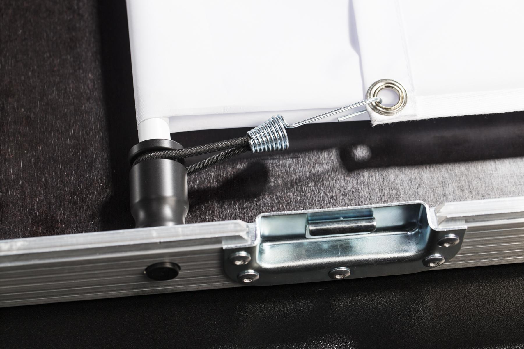 Fold the background to the case’s side