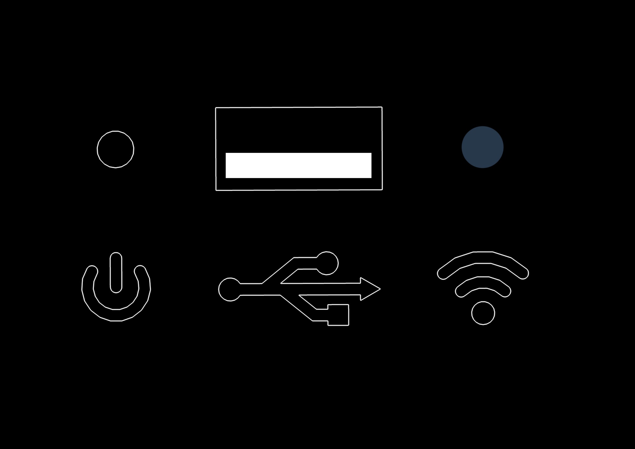 blue light off - Wi-Fi not connected