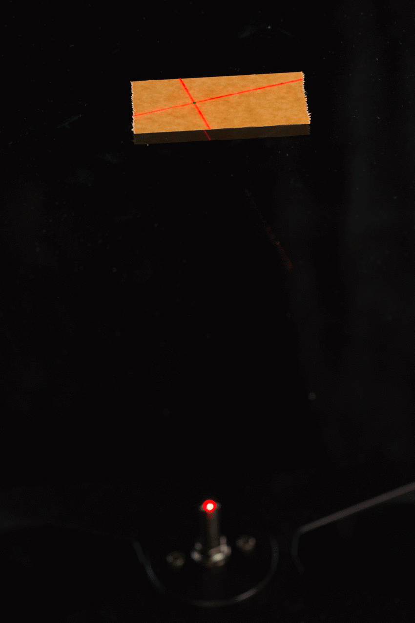Centering Laser (Dot Test)