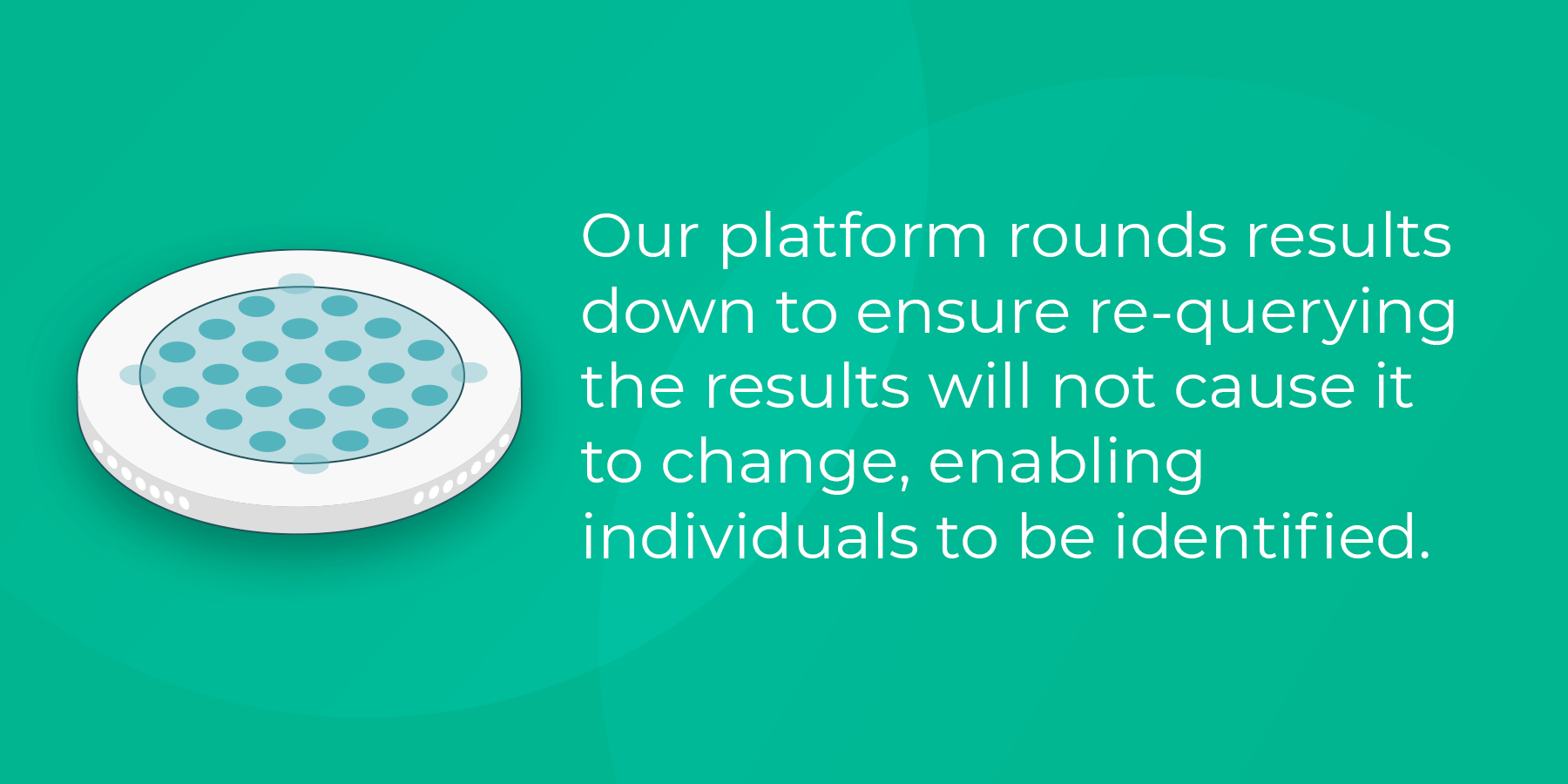 Our platform rounds results down