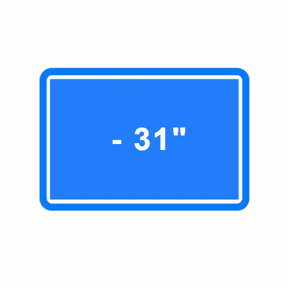 Up To 31"