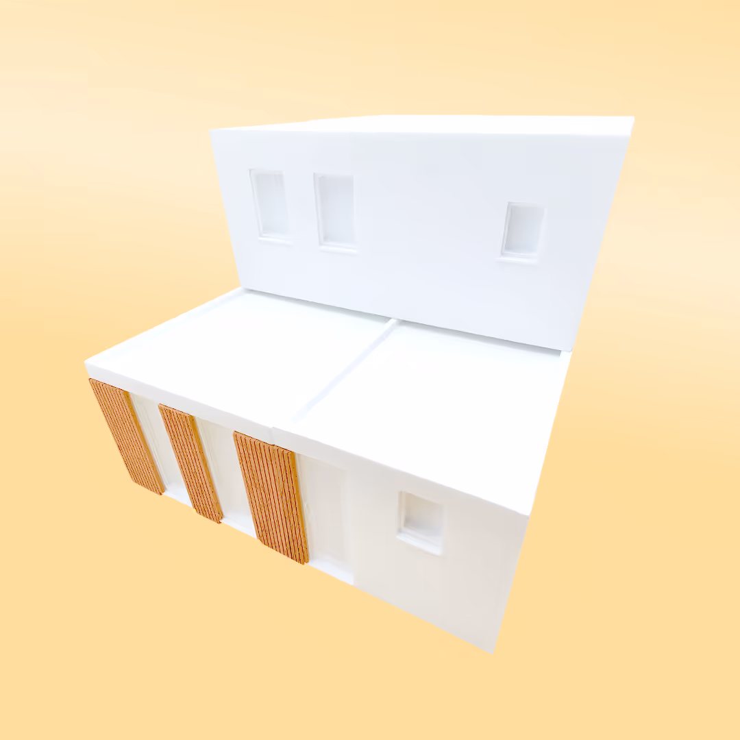 3D Geprinte maquette voor architecten