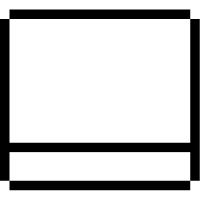 8bit icon van een plexi stolp