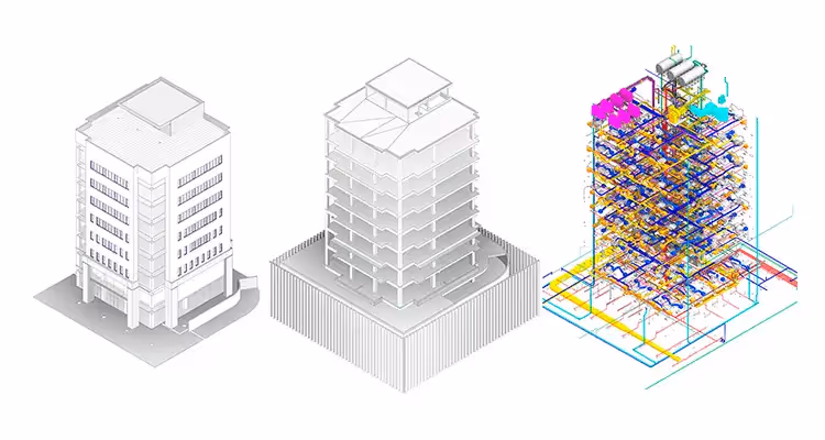 A sample 3D image of a construction project.