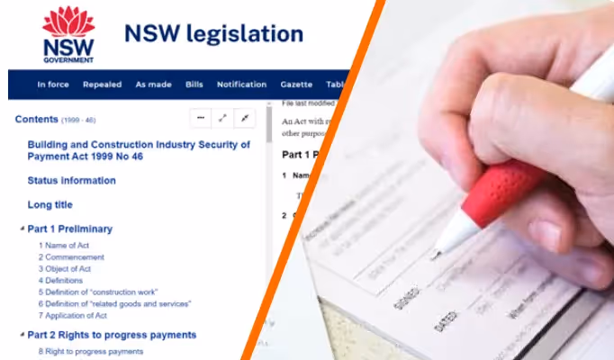 How to Submit a Progress Claim Under the SOPA: An image of a contractor submitting progress claims to keep a trail of evidence and accurate records. 
