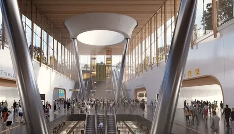Top Capital Works Projects Under Construction in Australia: The Melbourne Airport Rail Link aims to make travel seamless and hassle-free.