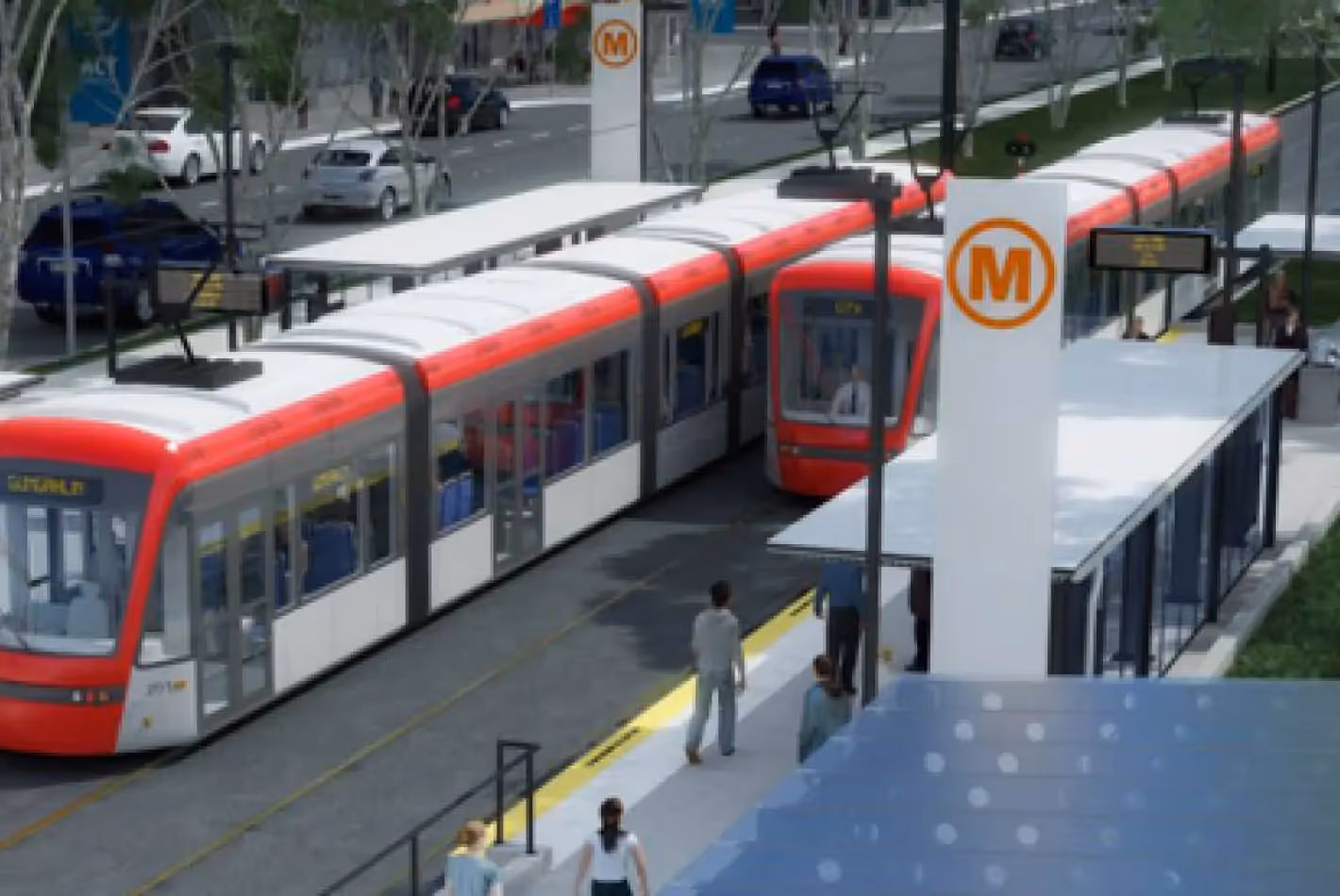 Top Capital Works Projects Under Construction in Australia: Canberra's Light Rail Network Stage 2 is creating a more sustainable mode of transportation in the community.