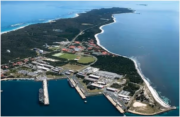 Top 10 Defence Capital Works Projects in Australia: HMAS Stirling Aerial View.
