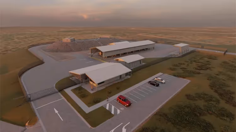 Top 10 Defence Capital Works Projects in Australia: A rendering of the proposed new fuel farm for Tindal.