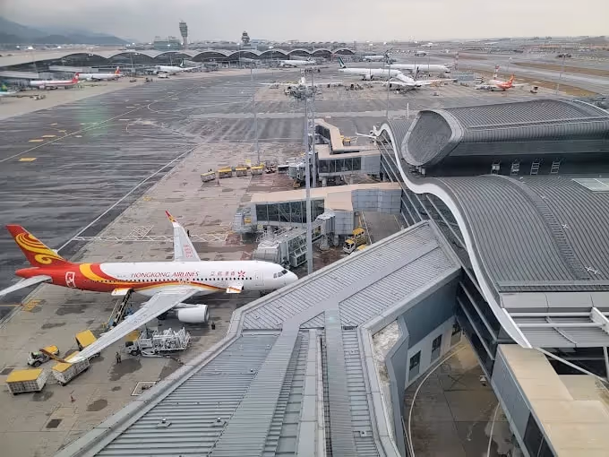 The Hong Kong International Airport is one-of-a-kind because it stands on an artificial island.