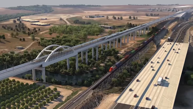 California High-Speed Rail development connecting major cities.