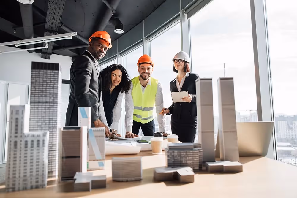 Collaboration between professionals on types of capital projects.
